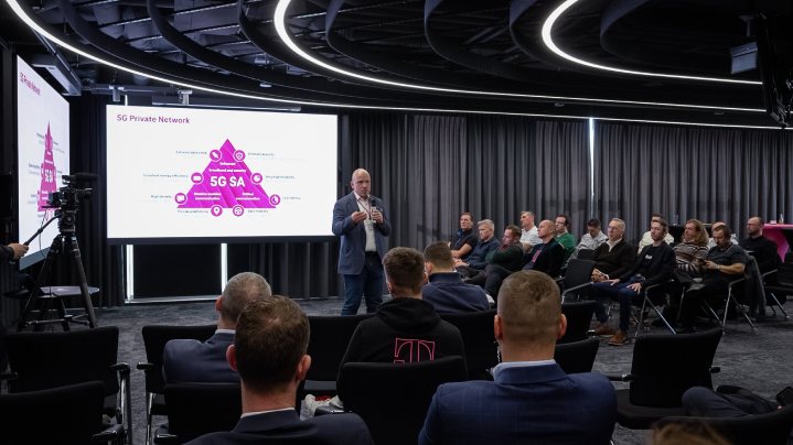 Momentka z konferencie Digital Innovation and Retail Day v budove Slovak Telekomu.