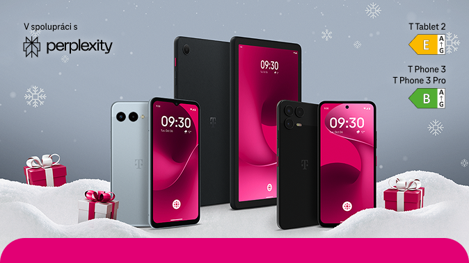 Zvýšte firemnú produktivitu s T Phone 3 Pro, T Tablet 2 a T Phone 3 s Magenta AI – objednávka cez Moja Firma.