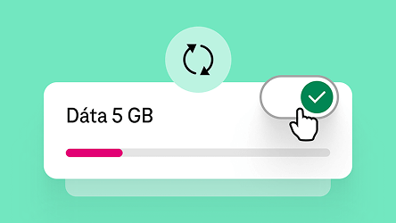 Automatické doplnenie dátového balíka po jeho vyčerpaní s programom T-Biznis Flex.