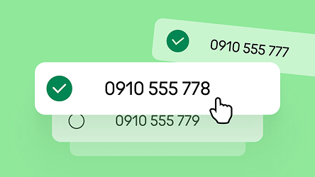 Rezervácia a správa firemných telefónnych čísel pre jednotlivcov, tímy alebo oddelenia s programom T-Biznis Flex.